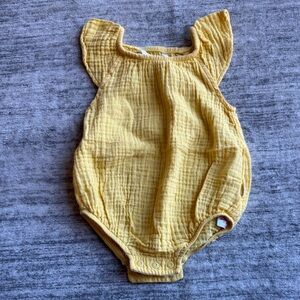 Yellow Baby One Piece Romper